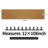 10-Pack Satin Table Runner Old Gold 12 x 108 inches Long, Table Runners for Wedding, Birthday Parties, Banquets Decorations10 Pack, 12x108 Inch, Old Gold view 4