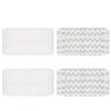 4 Pack Steam Mop Pads for Bissell Symphony 1252 1606670 1543 1652 1132 1530 11326 Vacuum and Steam Mop, Bissell 2747A Replacement Pads, Bissel Symphony Pet Mop Pads, Microfiber Washable & Reusable view 1