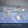 Aopin Closet Rod Brackets 32mm / 1-1/4" Curtain Rod Ceiling-Mount Brackets Rod End Supports Flange Rod Holder Brackets Stainless Steel Brushed Finish, Polished End Supports Brackets with Screws 2 Pcs view 3