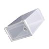 Cabilock Stackable Shoe Bins 2pcs Box Transparent Plastic Shoe Box Organizer White Student Thicken Plastic Pp Shoe Storage Bins view 1