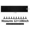 10-Pack Satin Table Runner Black 12 x 108 inches Long, Table Runners for Wedding, Birthday Parties, Banquets Decorations10 Pack, 12x108 Inch, Black view 4