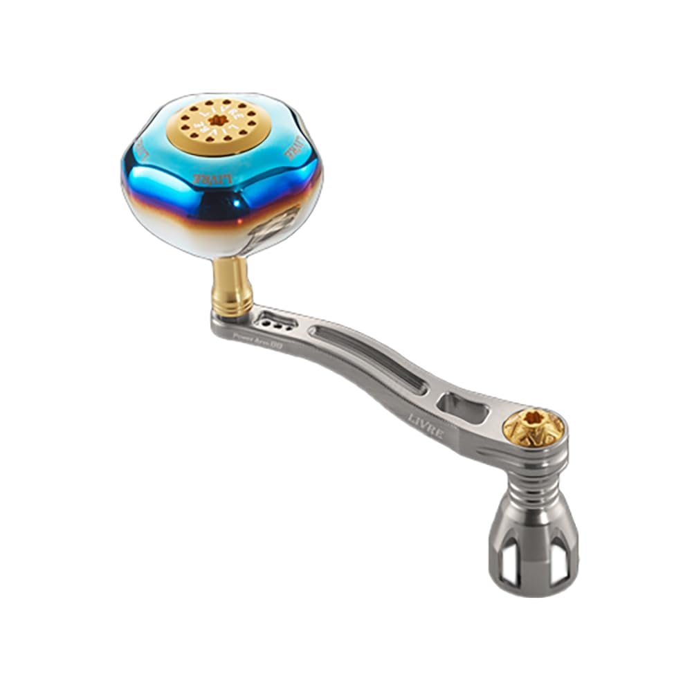 Livre 10024 Power Arm 88 Shimano (Left) 8000-14000 Titanium/Gold