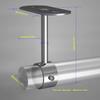 Aopin Stainless Steel Curtain Rod Brackets - 32mm / 1-1/4" Ceiling-Mount with Polished End Supports, 4 Pcs view 2