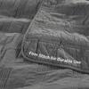 HORIMOTE HOME 100% Cotton Quilt Set Queen Size, Dark Grey Pre-Washed 3-Piece Bedspread Coverlet Set, Cozy Lightweight Stitching Bedding Cover with 2 Shams in Geometric Pattern for All Season view 4