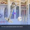 Aopin Closet Rod Brackets - 32mm / 1-1/4" Curtain Rod Ceiling-Mount Brackets with Stainless Steel Brushed Finish and Polished End Supports, 2 Pcs view 4
