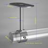 Aopin Stainless Steel Curtain Rod Brackets - 32mm / 1-1/4" Ceiling-Mount with Polished End Supports, 4 Pcs view 2