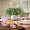 PLANT Artificial Rosemary Stems Fake Greenery Plants Bushes Shrubs in Frosted Green for Decor Home Indoor Outdoor Garden 4pcs view 3