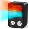 Space Heater, Mini Electric Ceramic Heater, Portable Space Heater 1500W / 750W with Overheat Protection & Tip-Over Protection Personal Heater with Adjustable Thermostat Fast Heating for Home & Office view 1