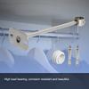 Aopin Closet Rod Brackets, 25mm/1" Curtain Rod Ceiling-Mount Brackets, Stainless Steel, Brushed Finish, Polished End Supports, 4 Pcs view 3