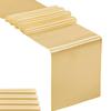 5-Pack Satin Table Runner Light Gold 12 x 108 inches Long, Table Runners for Wedding, Birthday Parties, Banquets Decorations5 Pack, 12x108 Inch, Light Gold view 1