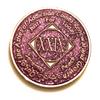 29 Year NA Bling Medallion - Purple, Lavender, Sparkle, Glitter, Chip, Coin, Token view 1