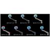 Livre 10129 Power Arm 98 Shimano (Left) 8000-14000 Titanium/Blue view 1