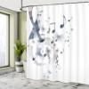 Ambesonne Music Shower Curtain, G-Clef Key Instrument Creative Rhythmic Ornate Motifs Digital Design Print, Cloth Fabric Bathroom Decor Set with Hooks, 69" W x 84" L, Soft Grey view 4