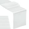 10-Pack Satin Table Runner Silver 12 x 108 inches Long, Table Runners for Wedding, Birthday Parties, Banquets Decorations10 Pack, 12x108 Inch, Silver view 1