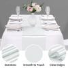 10-Pack Satin Table Runner Silver 12 x 108 inches Long, Table Runners for Wedding, Birthday Parties, Banquets Decorations10 Pack, 12x108 Inch, Silver view 3