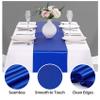 10-Pack Satin Table Runner Royal Blue 12 x 108 inches Long, Table Runners for Wedding, Birthday Parties, Banquets Decorations10 Pack, 12x108 Inch, Royal Blue view 3