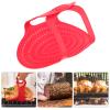 Hemoton Silicone Turkey Roast Basket Non-stick Sling for Easy Lifting Food-grade Silicone Folding Design for Space Saving for Cooking Turkey Chicken Bbq view 2