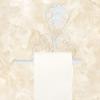 Decorative Paper Towel Holder Wall Mount, Metal Toilet Paper Roll Holder Paper Towel Rack for Kitchen Bathroom(White) view 2