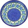 Polmedia Polish Pottery Dinner Plate - Pretty In Blue Pattern Handmade in Boleslawiec Poland by Ceramika Artystyczna + Certificate of Authenticity view 1
