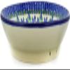 Polmedia Polish Pottery Dinner Plate - Pretty In Blue Pattern Handmade in Boleslawiec Poland by Ceramika Artystyczna + Certificate of Authenticity view 3