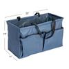 Household Essentials Blue Krush Container All-Purpose Utility Tote with Pockets view 4
