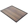HUBERT Faux Wood Melamine Tray with Black Border - 17 3/5L x 13W view 2