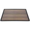 HUBERT Faux Wood Melamine Tray with Black Border - 17 3/5L x 13W view 3