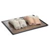 HUBERT Faux Wood Melamine Tray with Black Border - 17 3/5L x 13W view 4