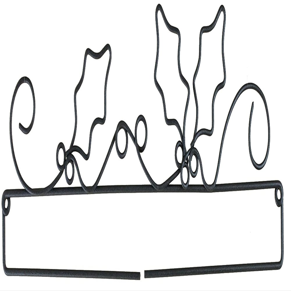 Ackfield Manufacturing Fabric Holder 12" Holly, Grey