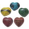 Love You My Friend Precious Hearts Hand Carved and Designs Etched By African Artisan. Valentine Mothers Day Bowl Vase Filler Mix Colors Set 5 (Small, Tribal) view 1
