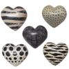 Love You My Friend Precious Hearts Hand Carved and Designs Etched By African Artisan. Valentine Mothers Day Bowl Vase Filler Set of 5 (Small, Black & White) view 4