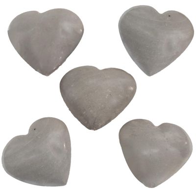 Love You My Friend Precious Hearts Hand Carved and Designs Etched By African Artisan. Valentine Mothers Day Bowl Vase Filler Set 5 (Small, Slate)
