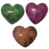 Love You My Friend Precious Hearts Hand Carved and Designs Etched By African Artisan. Valentine Mothers Day Bowl Vase Filler Mix Colors Set 3 (Medium, Mix Color) view 1