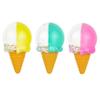 Hammont Ice Cream Shaped Acrylic Candy Boxes - 12 Pack - 1.96"x3.54" - Perfect for Weddings, Birthdays, Party Favors and Gifts | Designer Cute Clear Lucite Plastic Treat Containers view 1