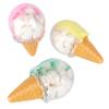 Hammont Ice Cream Shaped Acrylic Candy Boxes - 12 Pack - 1.96"x3.54" - Perfect for Weddings, Birthdays, Party Favors and Gifts | Designer Cute Clear Lucite Plastic Treat Containers view 2