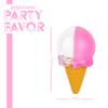 Hammont Ice Cream Shaped Acrylic Candy Boxes - 12 Pack - 1.96"x3.54" - Perfect for Weddings, Birthdays, Party Favors and Gifts | Designer Cute Clear Lucite Plastic Treat Containers view 4