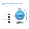 Floating Globe, 3D Rotation with Led Light Magnetic Levitation Globe, Floating World Map for Home Desk Decoration, Creative Ornaments Decoration view 3