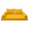 Prolinemax |SLIPCOVER ONLY|S1 Outdoor Daybed Mattress Bolster Backrest Cushion Covers Piped Trim Full AD108 view 2