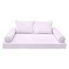 Prolinemax |SLIPCOVER ONLY|S1 Outdoor Daybed Mattress Bolster Backrest Cushion Covers Piped Trim Twin AD107 view 2