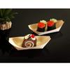 Cabilock 100pcs Disposable Wooden Snack Trays Boat-shaped Birch Plates for Sushi Appetizers and Parties Serving for Events Picnics and Weddings view 3