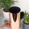 YQWY Toilet Brush and Holder Set,for Bathroom Toilet - Stainless Steel Toilet Brush Long Handle Toilet Brush Pink Gold Toilet Cleaning Set-Pink view 4