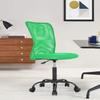 Best Ergonomic Cute Mesh Office Chair, Armless Lumbar Support, Chic Modern Desk PC Chair Black, Mid Back Adjustable Swivel for Home Office Conference Study Room Mesh Office Chair, Green Set of 1 view 2