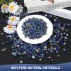 1.1lb Natural Crushed Lapis Lazuli Crystal Tumbled Chips-Lapis Lazuli Healing Crystals Chips Bulk, Crushed Crystal Gemstones for Crafts, Beautiful Package for Gift view 2