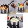 304 Stainless Steel Stock Pot, Thick Soup Pot/cooking Pot with Lid, (18/20cm), for Gas Stove/induction Cooker (Size : 18cm) view 3