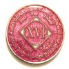16 Year NA Bling Medallion - Pink, Sparkle, Glitter, Chip, Coin, Token view 1