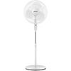 PELONIS 16'' Pedestal Fan for Bedoom, Remote, Standing Fan with 7-Hour Timer, 90 Oscillation, 3-Speeds, Adjustable Height, Electric Cooling Fans for Living Room and Office view 1
