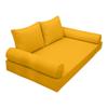 Prolinemax |SLIPCOVER ONLY|S1 Outdoor Daybed Mattress Bolster Backrest Cushion Covers Piped Trim Queen AD108 view 1
