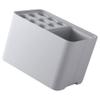 Cabilock 1pc Wall-Mounted Umbrella Holder Gray Nordic Storage Rack for Entryway Drip Tray Design Compact and Neat for Use view 1