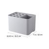 Cabilock 1pc Wall-Mounted Umbrella Holder Gray Nordic Storage Rack for Entryway Drip Tray Design Compact and Neat for Use view 2