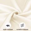 Aneco 12 Pieces Satin Napkin Square 20 x 20 Inches Dinner Napkins Weddings Party Napkin Soft Table Napkins for Romantic Weddings Party Dinner Decoration (Ivory) view 4